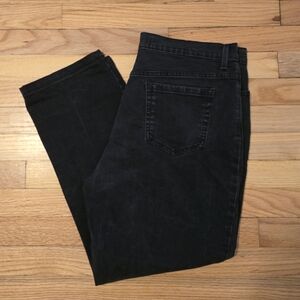 Gloria Vanderbilt Women's Black Straight Leg Jeans